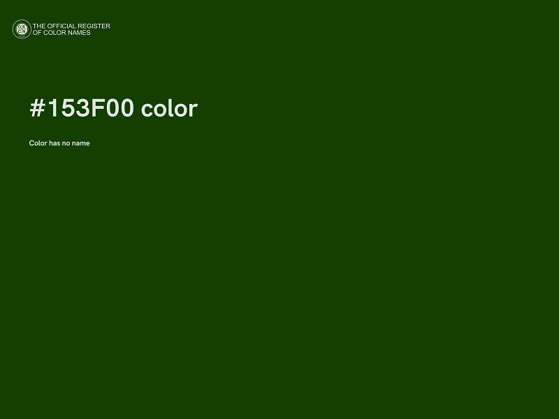 #153F00 color image
