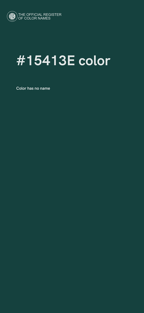 #15413E color image