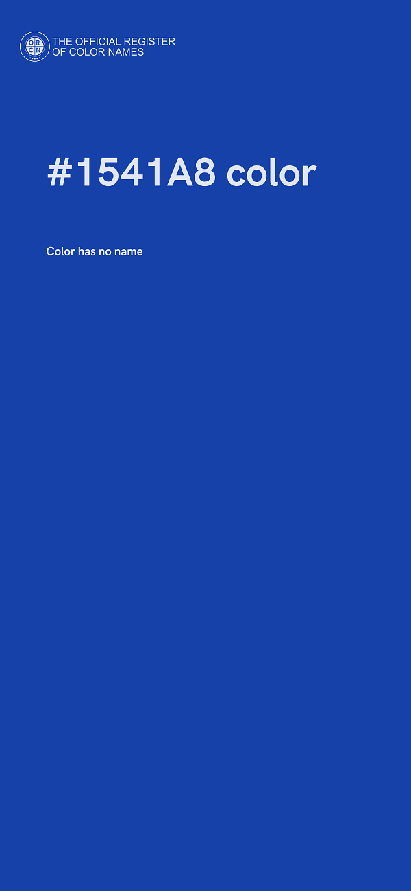 #1541A8 color image