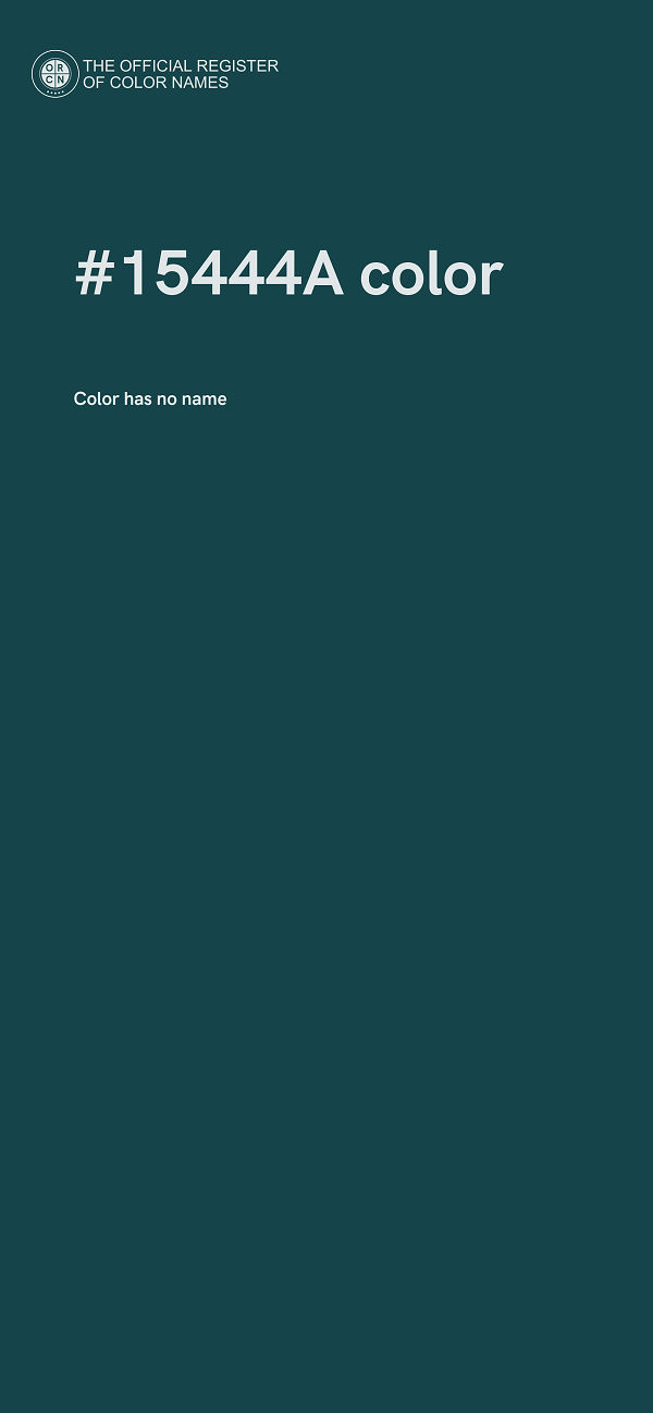 #15444A color image