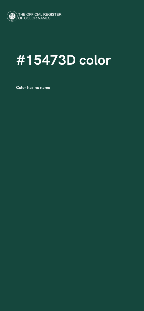 #15473D color image