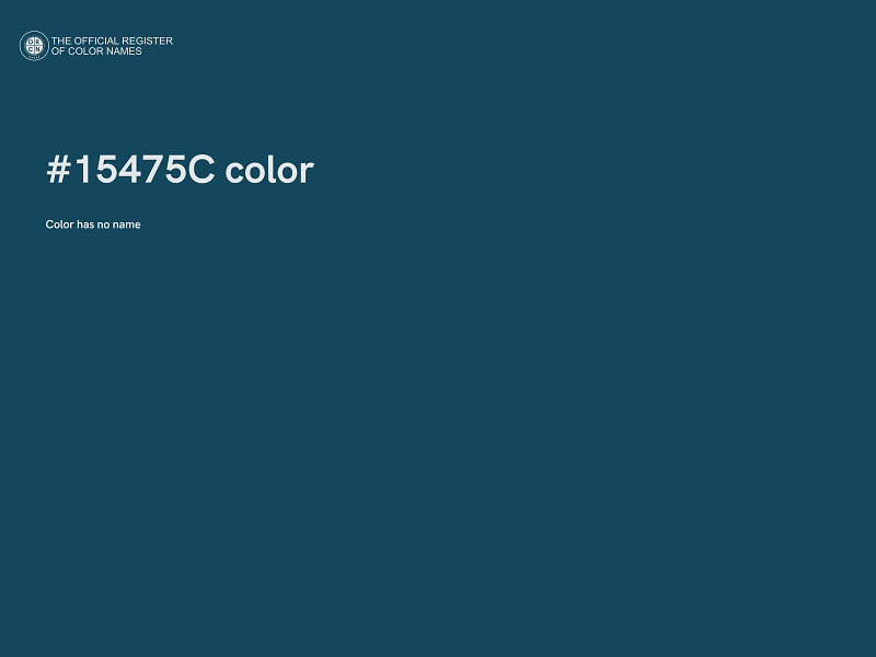 #15475C color image