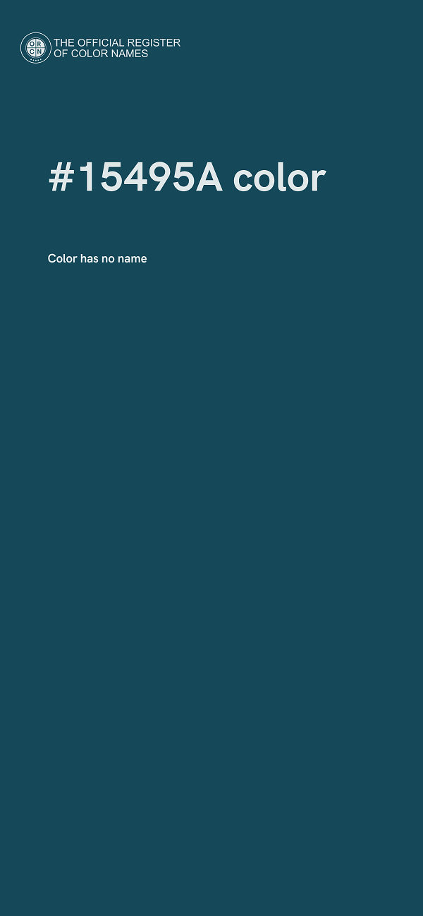 #15495A color image