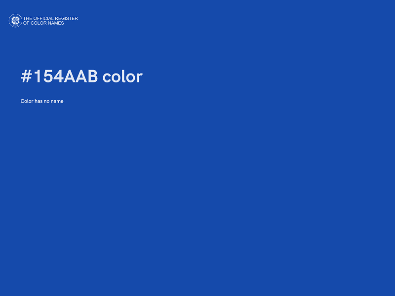 #154AAB color image