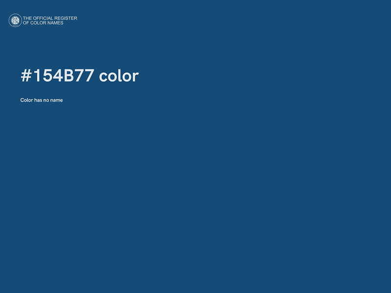 #154B77 color image