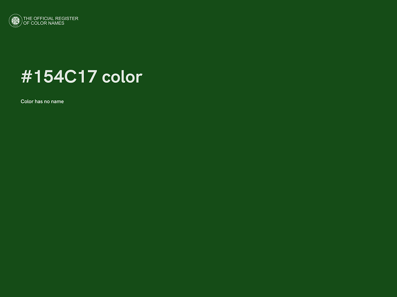 #154C17 color image