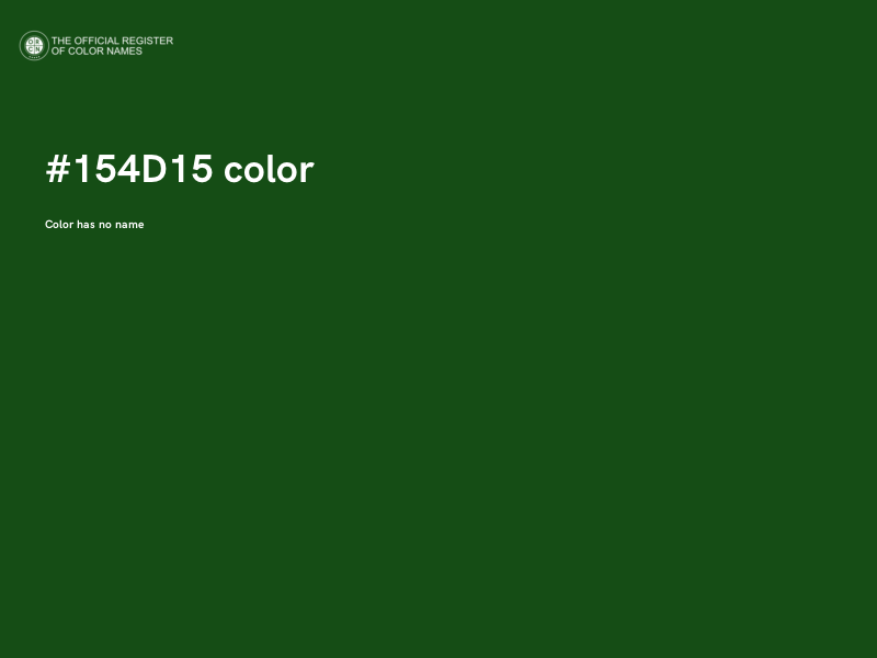 #154D15 color image