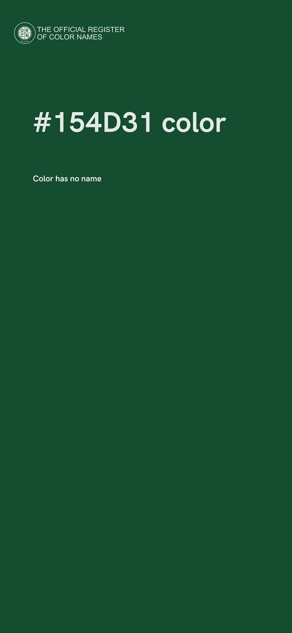#154D31 color image