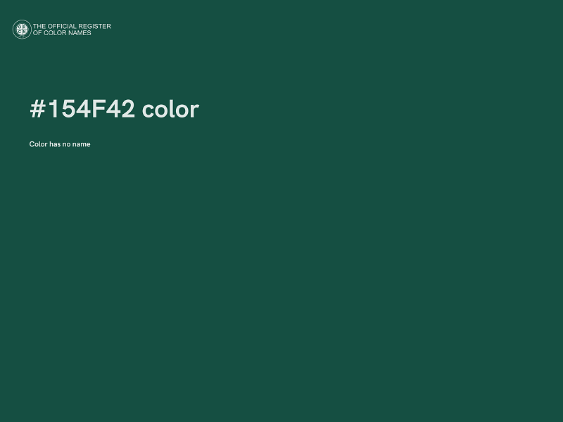 #154F42 color image