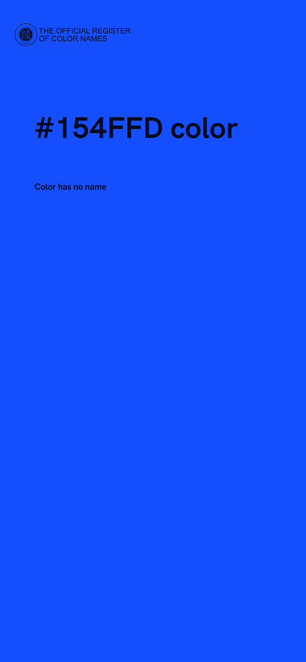 #154FFD color image