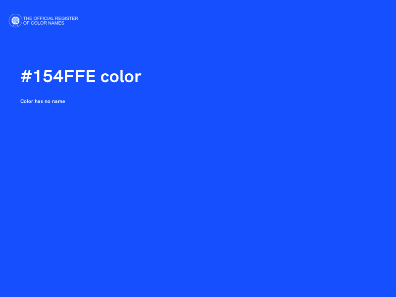 #154FFE color image