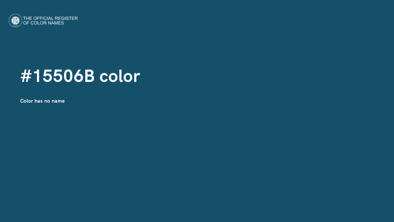 #15506B color image
