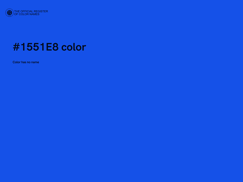 #1551E8 color image