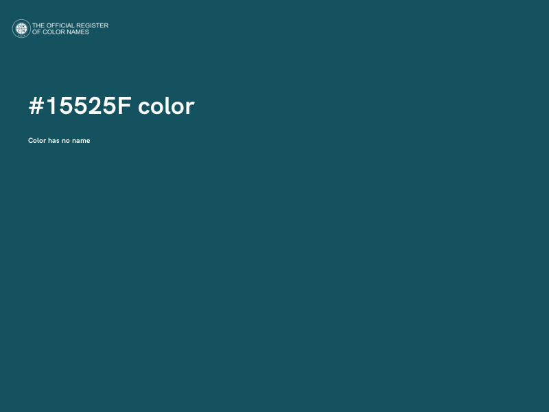 #15525F color image