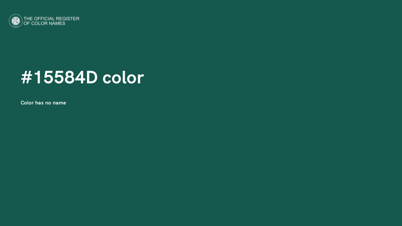 #15584D color image
