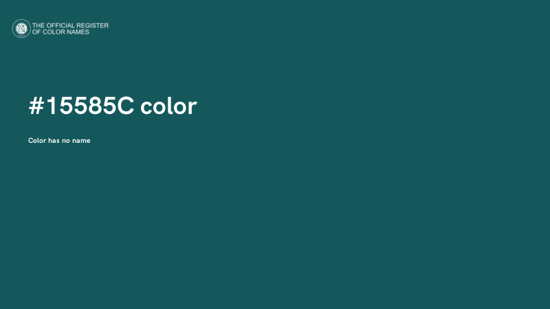 #15585C color image