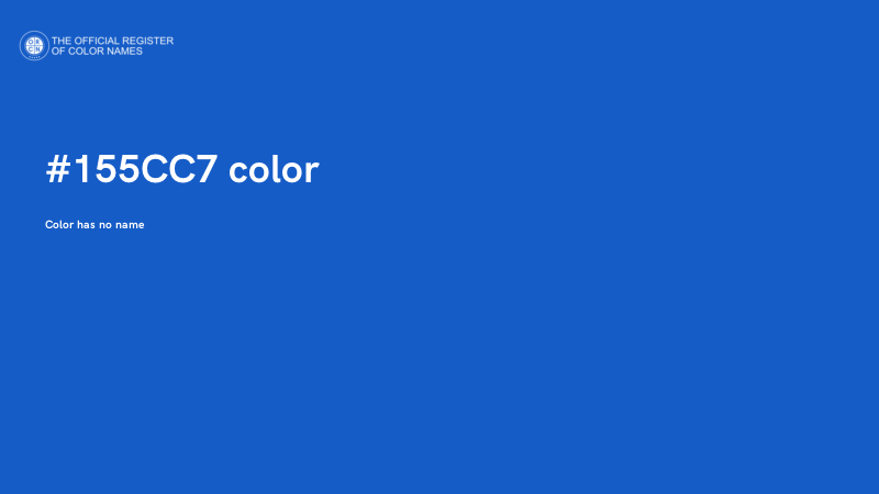 #155CC7 color image