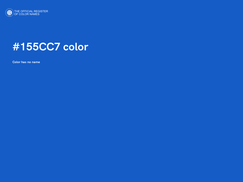 #155CC7 color image