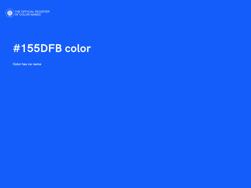 #155DFB color image