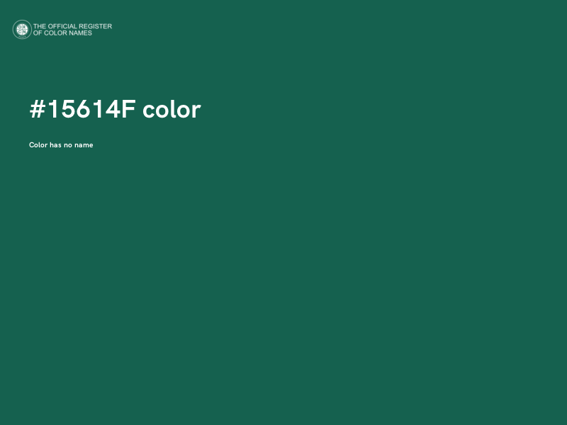 #15614F color image