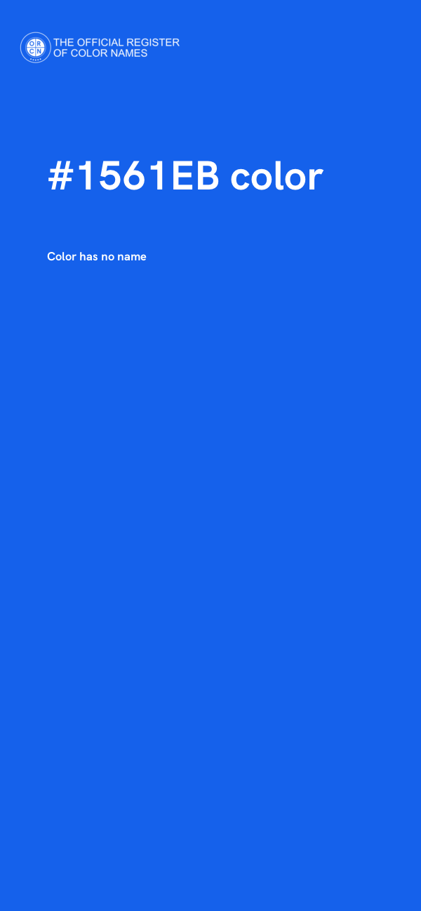#1561EB color image