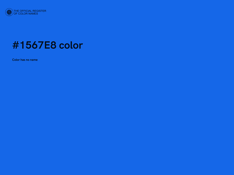 #1567E8 color image