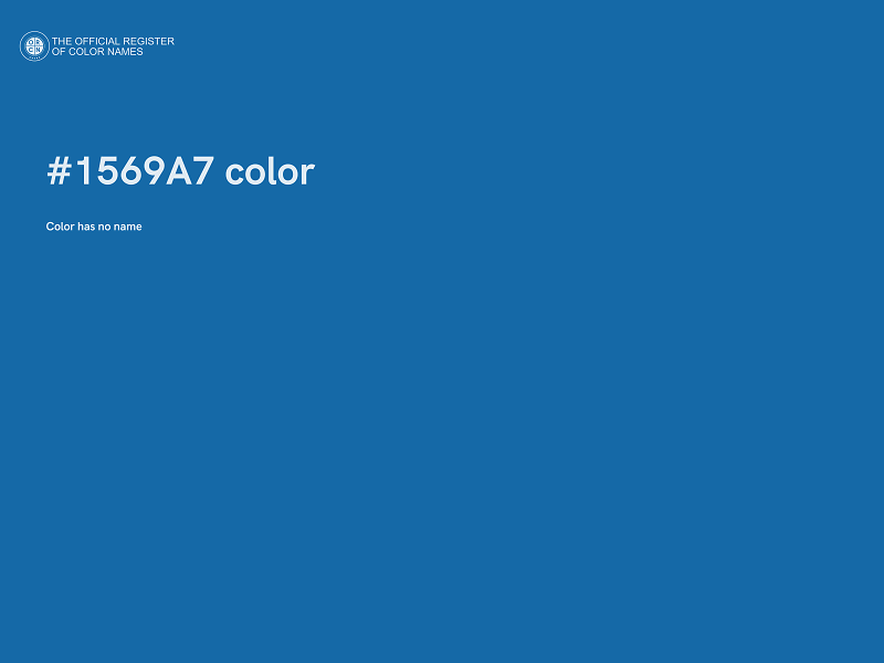 #1569A7 color image