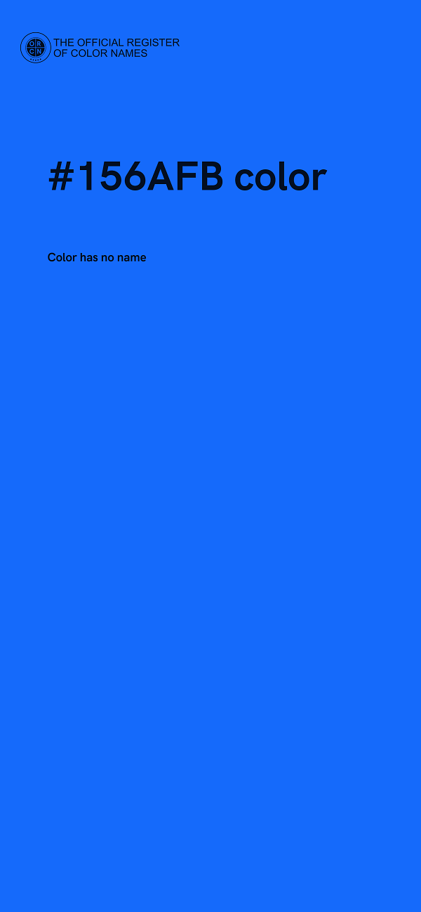#156AFB color image