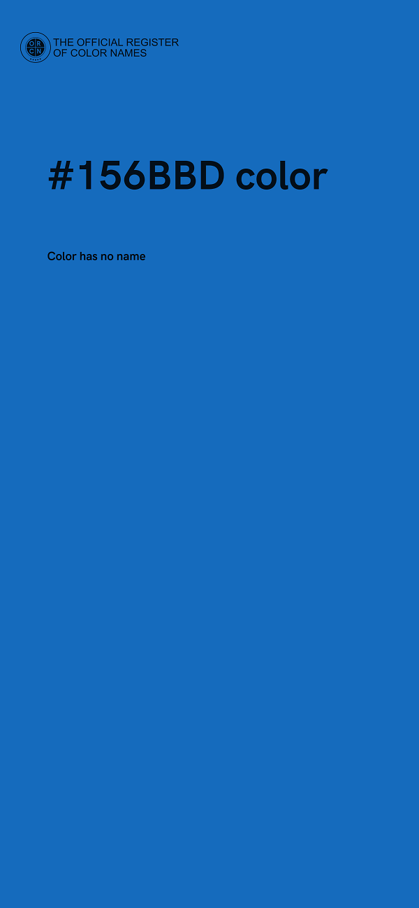 #156BBD color image