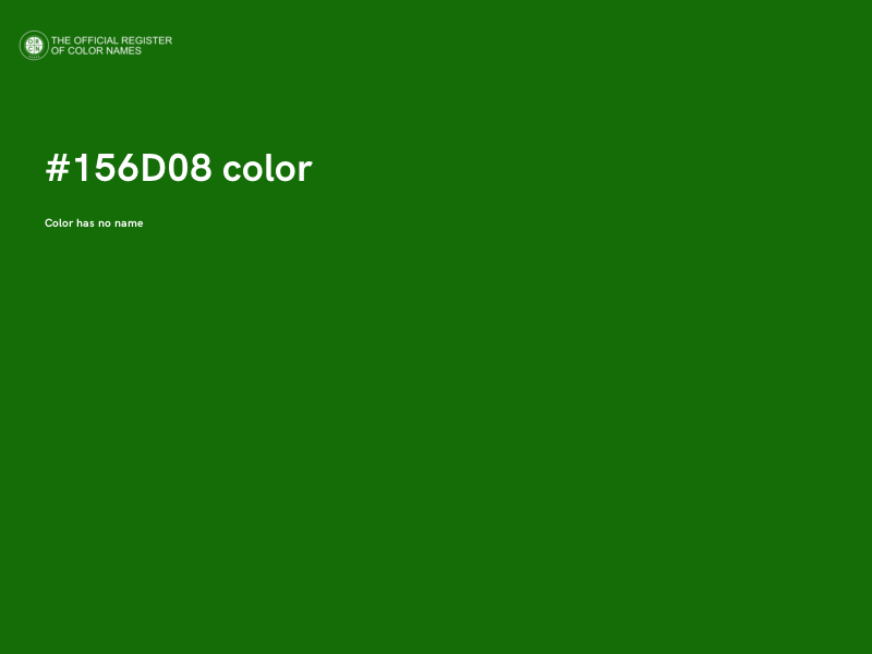 #156D08 color image