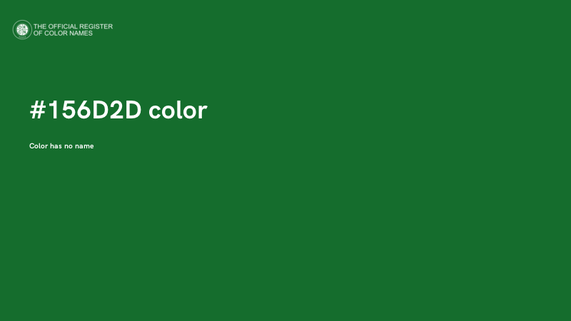 #156D2D color image