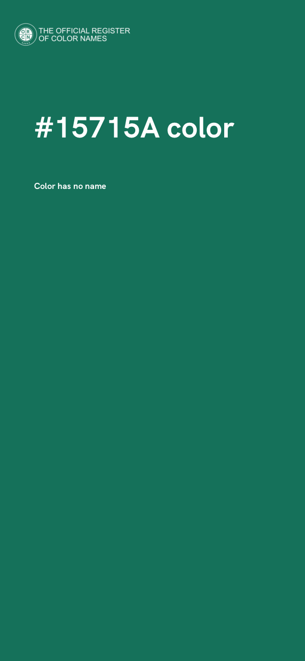 #15715A color image