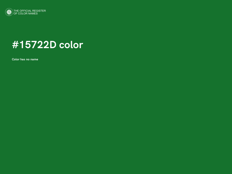 #15722D color image