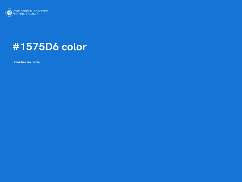 #1575D6 color image