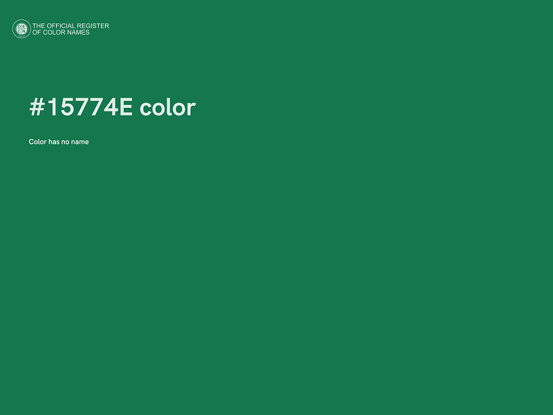 #15774E color image
