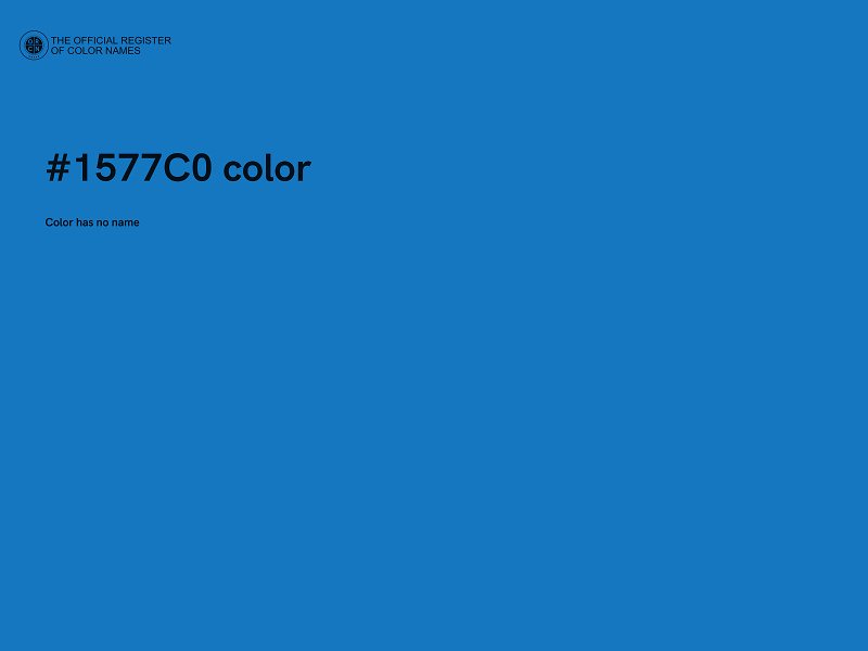 #1577C0 color image
