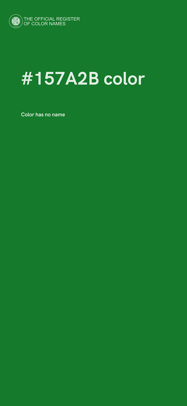 #157A2B color image