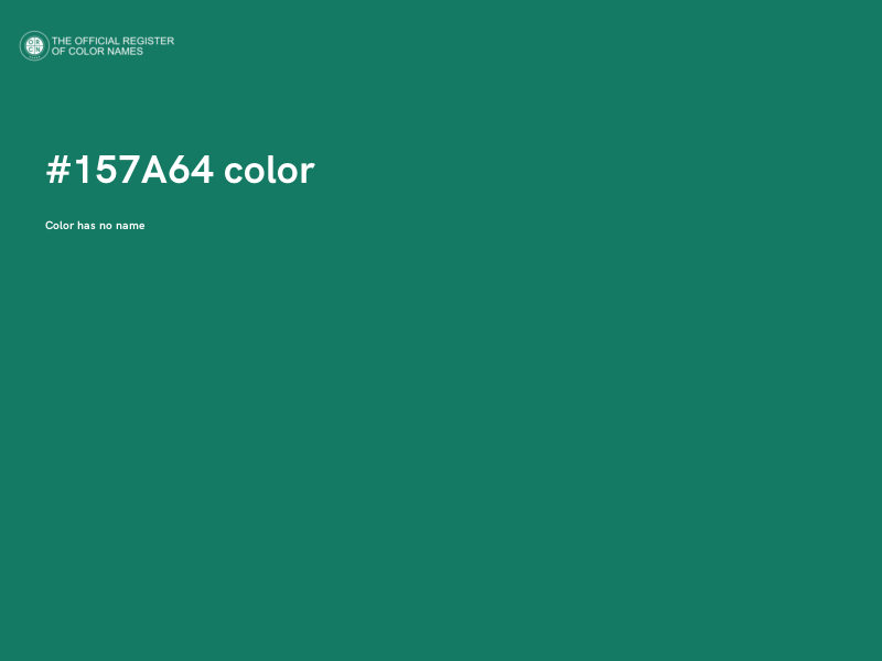 #157A64 color image