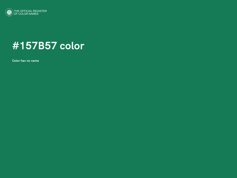 #157B57 color image