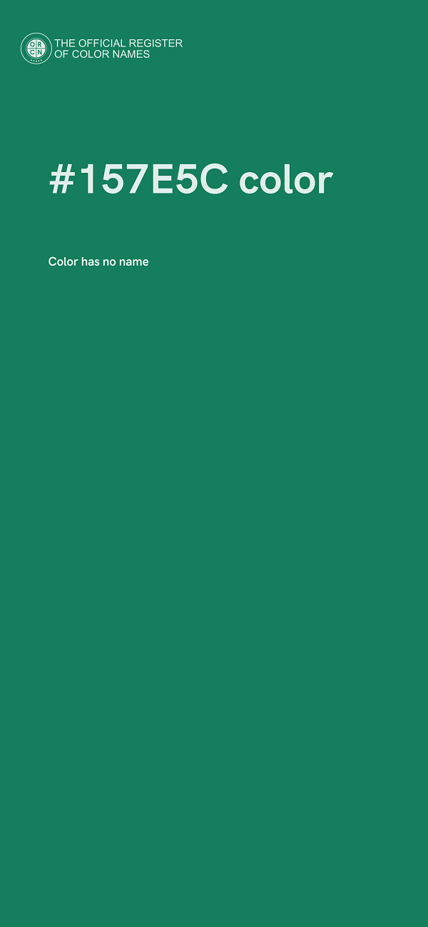 #157E5C color image