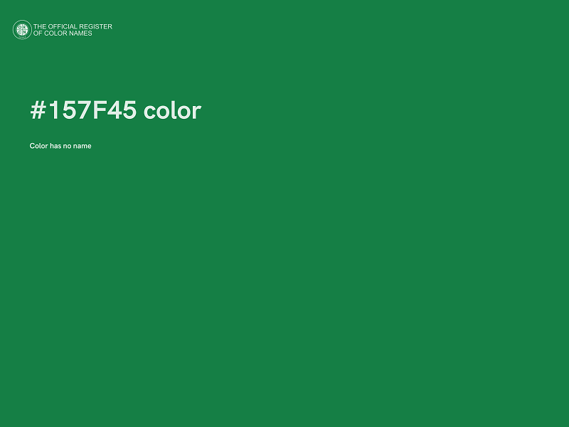 #157F45 color image