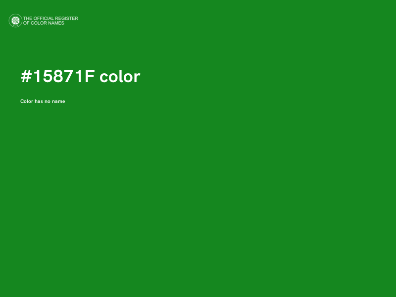 #15871F color image