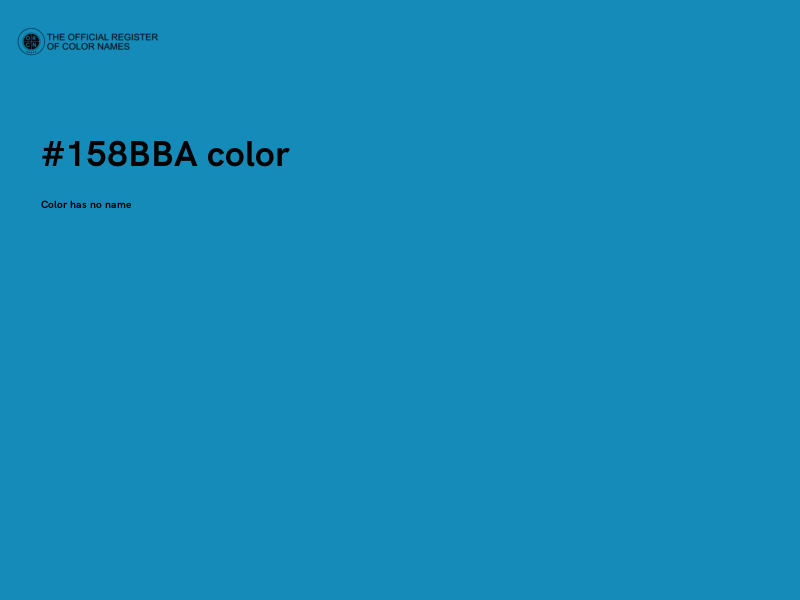 #158BBA color image