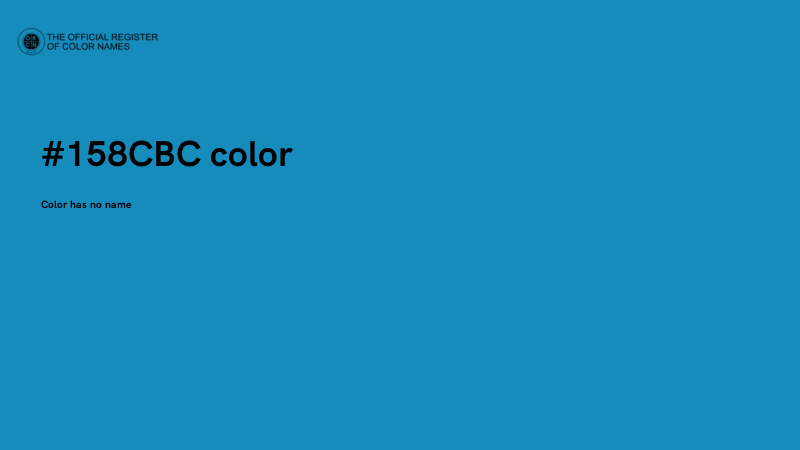#158CBC color image