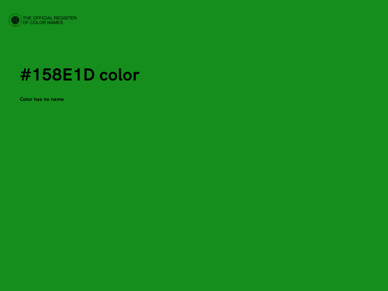 #158E1D color image