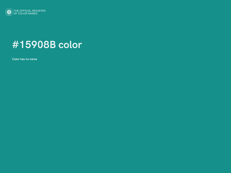 #15908B color image