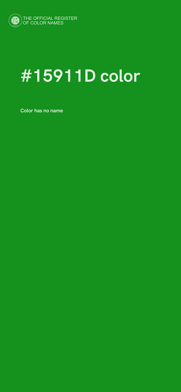 #15911D color image