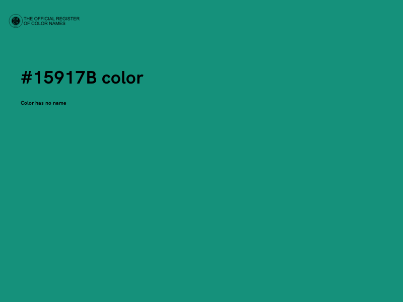#15917B color image