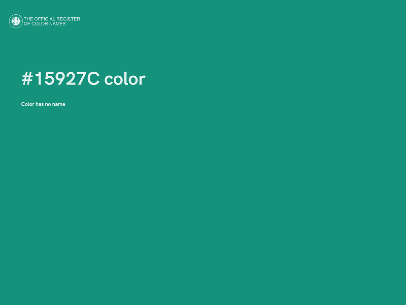 #15927C color image