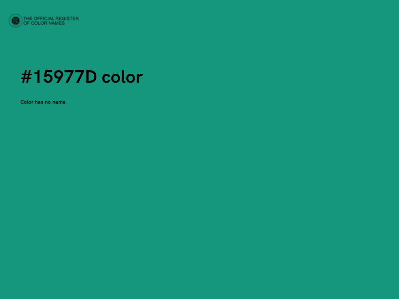 #15977D color image